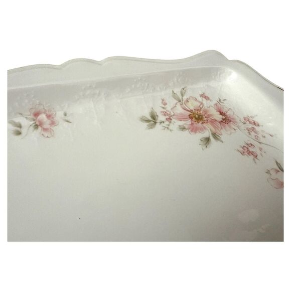 Royal Albert Breath of Spring Sandwich Tray: Vintage Floral Bone China - Picture 4 of 7